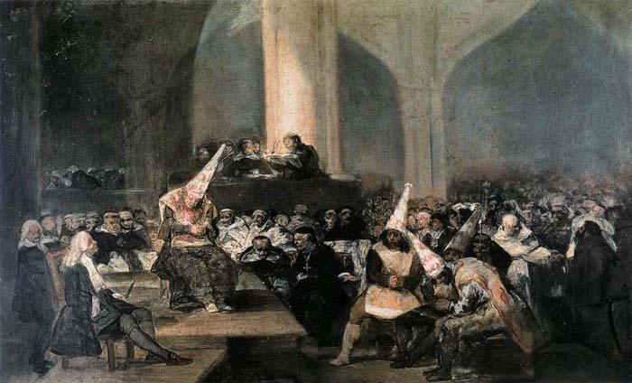 Francisco Jose de Goya The Inquisition Tribunal